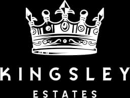 Kingsley Estates Logo - White